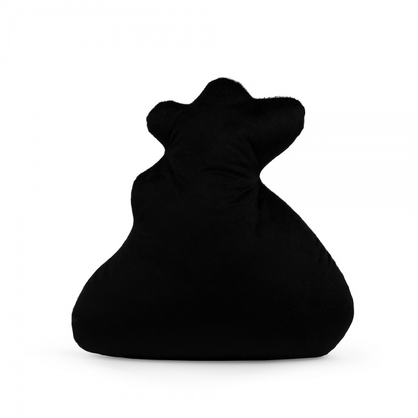 Подушка декоративная Мешок изобилия (FWPABDCBAG23WT000) 37 см черно-белый WP Merchandise 