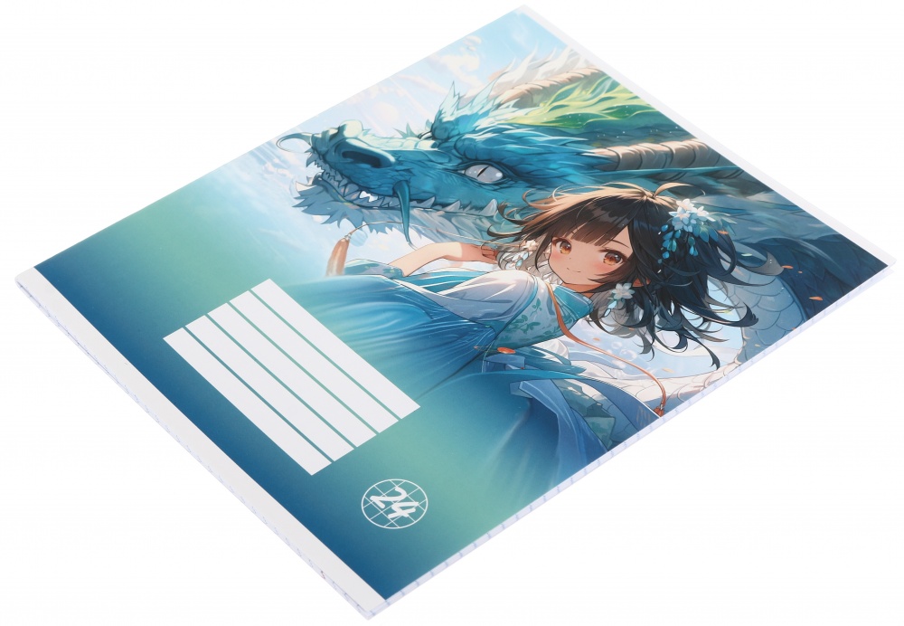 Тетрадь школьная Anime24 24 листа скоба клетка_1 Nota Bene