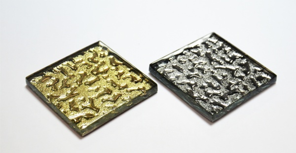 Плитка Grand Kerama Тако моно золото рифлене 8x8