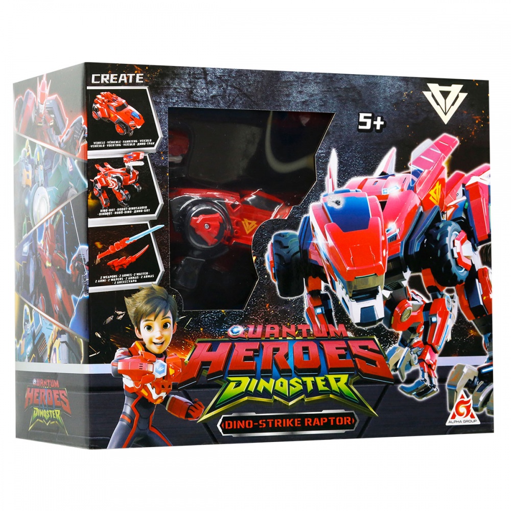 Трансформер DINOSTER Мега Дино-Страйк Раптор EU580805