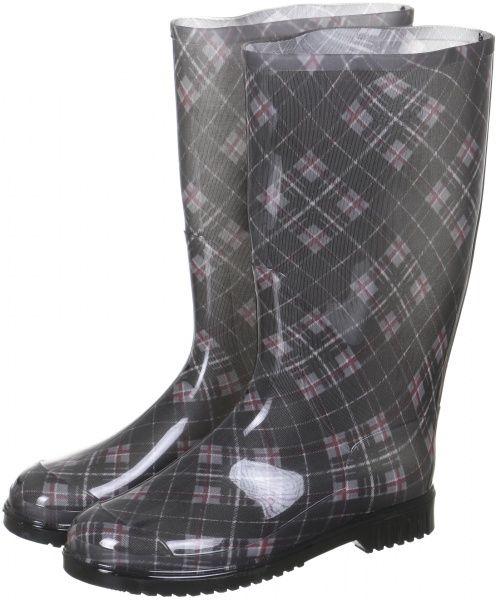 Чоботи Alisa Line Шотландка р.39 А201 чорний