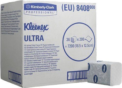 Туалетний папір листовий Kleenex Ultra 8408 двошаровий 1 шт.