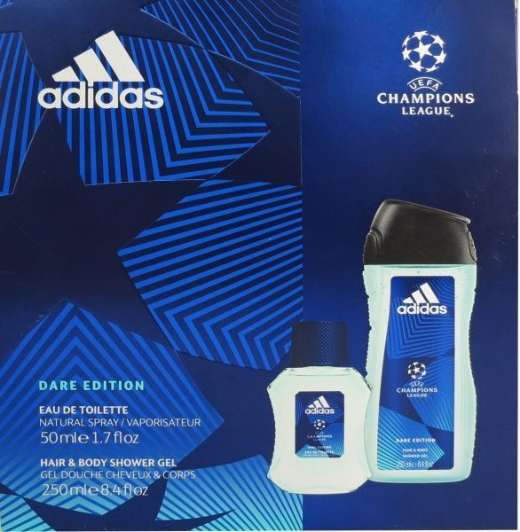 Подарунковий набір Adidas ПН Adidas муж.UEFA DARE(edt 50ml+SG250ml) (51353182)