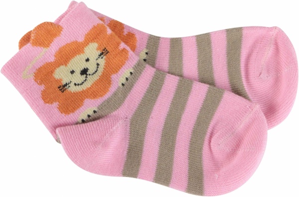 Носки детские для девочек Duna 5В 400 р.10–12 розовый 