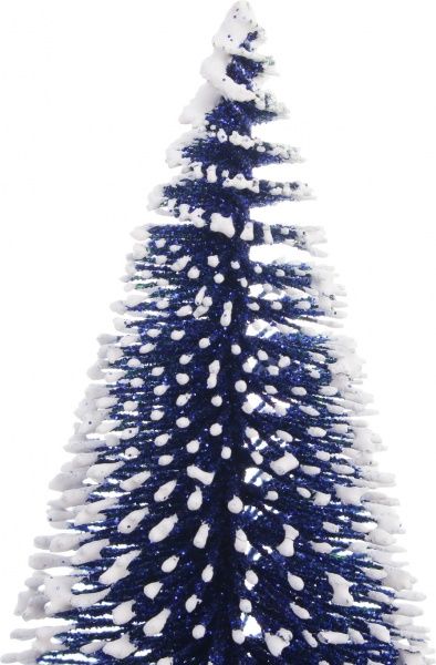 Елка декоративная синего цвета 30 см