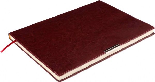 Щоденник датований 2018 SALERNO A4 336 бордовий Buromax BM.2741-13