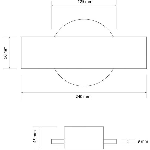 Бра Светкомплект WL-04 R ACR 4 Вт белый