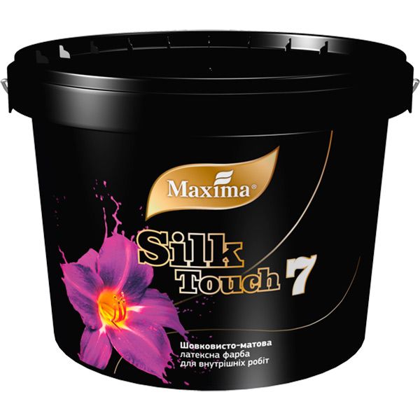 Фарба латексна Maxima Silk Touch 7 шовковистий мат білий 1л 