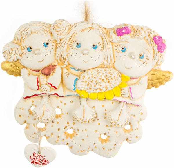 Оберег Вера Надежда Любовь 19 см