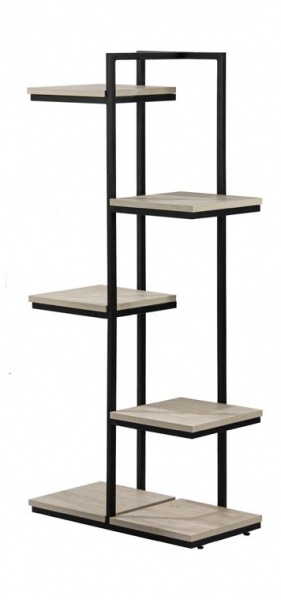 Підставка для квітів Водоспад 63х32,5x134 см чорний 