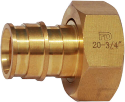 Муфта FADO S.r.l с накидной гайкой FAST LINE латунь 25x3/4BН PSM35