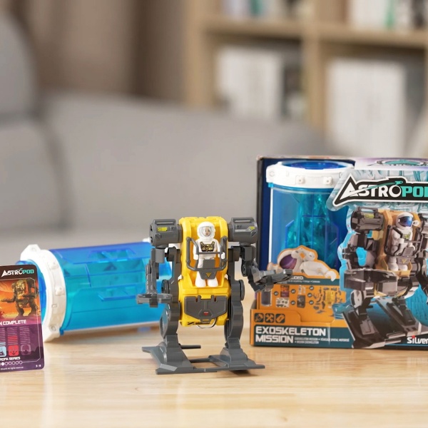 Игровой набор Astropod с фигуркой – Миссия «Двигайся в экзоскелете» 80334
