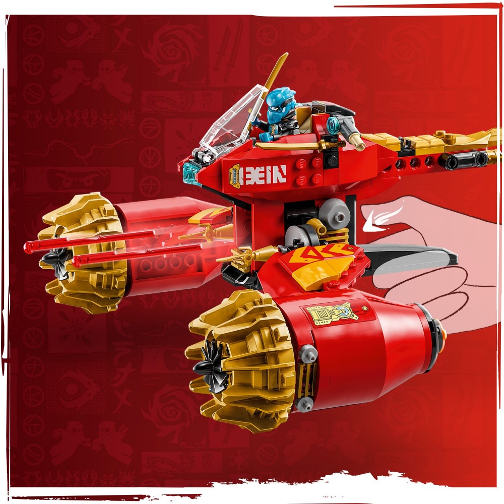 Конструктор LEGO NINJAGO Штормовой робот-всадник Кая 71830