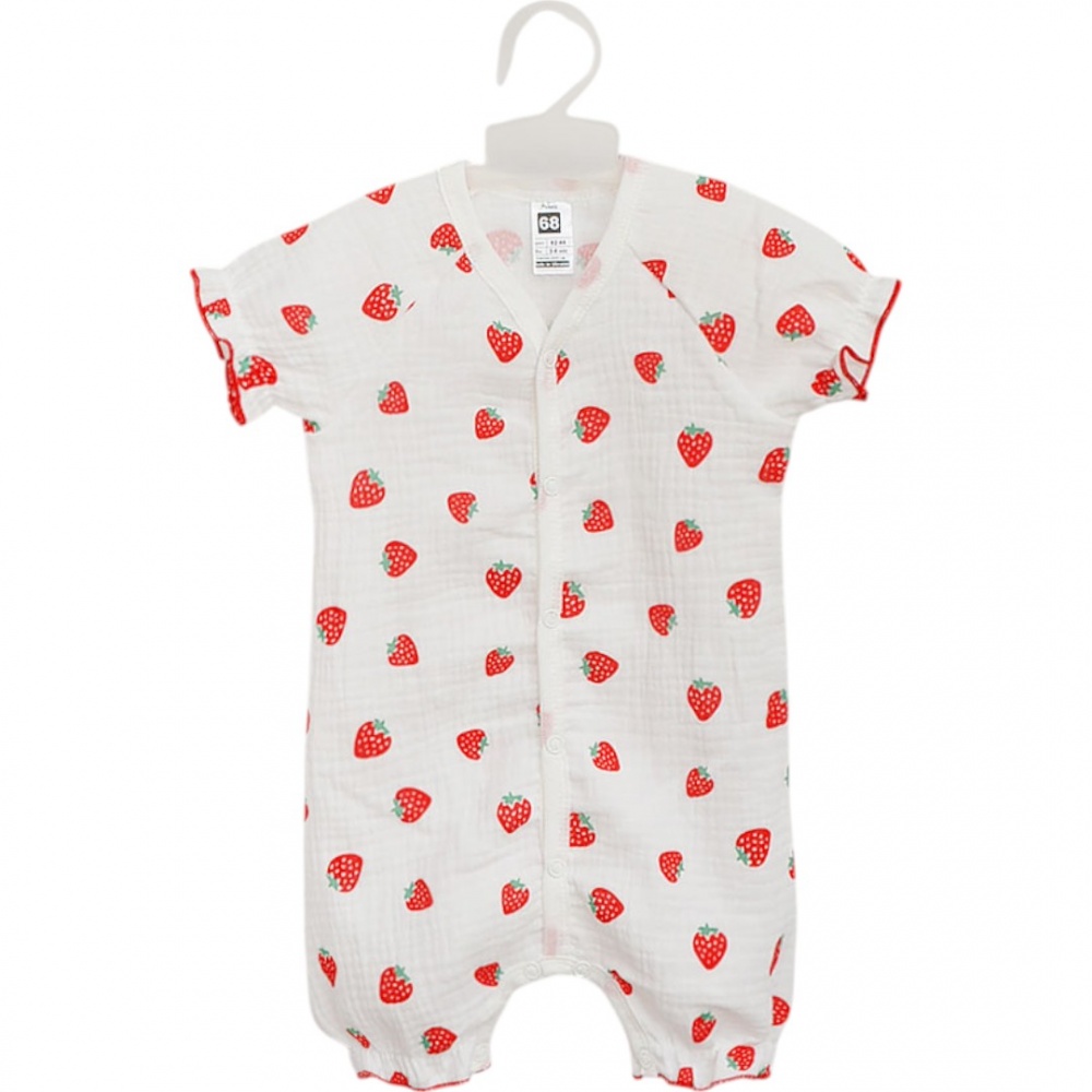 Песочник для девочки Blanka Клубника р.62-68 белый 110775