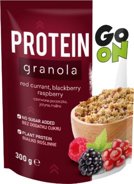 Каша GO ON NUTRITION PROTEIN GRANOLA WITH GRANOLA WITH FRUITS 300 г 
