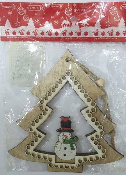 Підвіска дерев'яна ПіонеR Ялинка 91906-PN 14,5 см