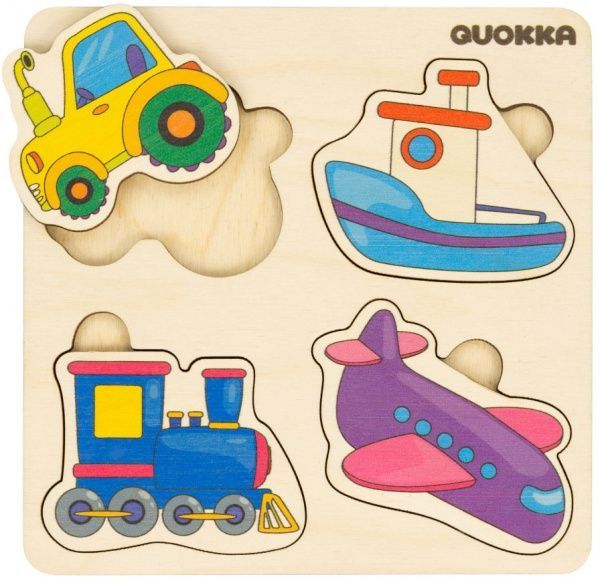 Пазл-вкладиш Quokka 4 Транспорта 6333906