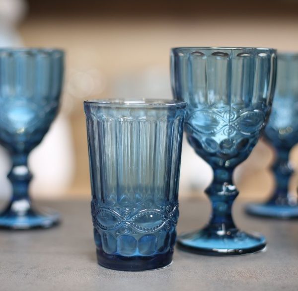 Стакан высокий Vintage синий 300 мл Fiora 