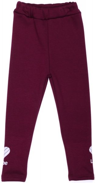 Леггинсы LILUS трикотаж на меху р.110 бордовый 