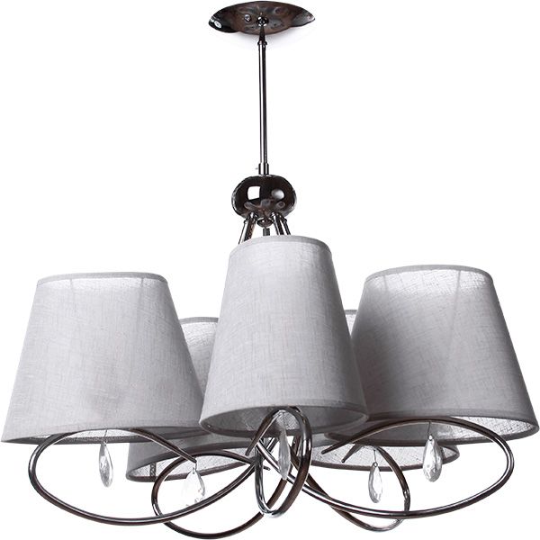 Люстра подвесная ALFA SIENA 5xE14 шоколадный 