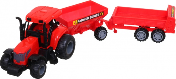 Ігровий набір Shantou х36 шт. ферма 45х34 см червоний JY301557