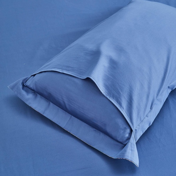 Комплект постільної білизни Merate сімейний блакитний La Nuit 