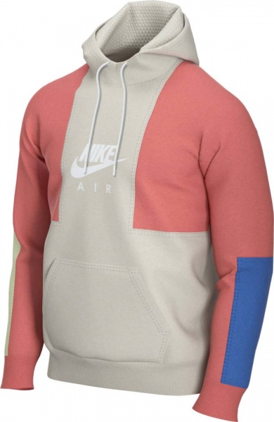 Джемпер Nike M NSW AIR PO BB HOODIE DD6383-072 р. L різнокольоровий