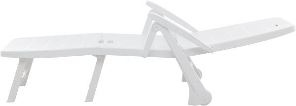 Шезлонг раскладной Curver Roma белый 73x190 см 