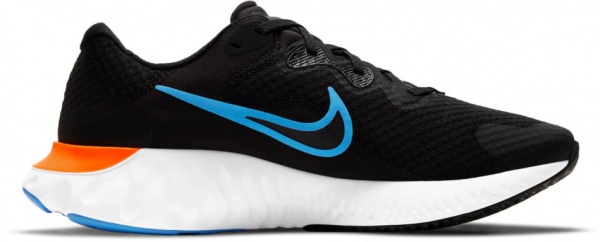 Кроссовки Nike RENEWRUN2 CU3504-007 р.41 черно-голубой