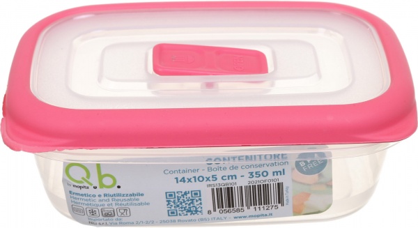 Контейнер с крышкой 14x10x5 см в ассортименте IRS13QB101 Eurogold