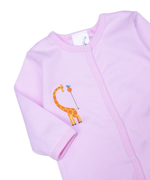 Комбінезон для дівчинки Bambinelli Жираф з кулькою р.68 рожевий 