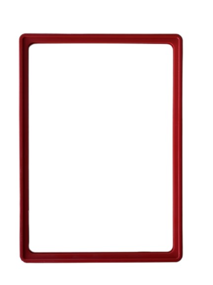 Рамка формата А4 пластиковая красная 3 шт. 