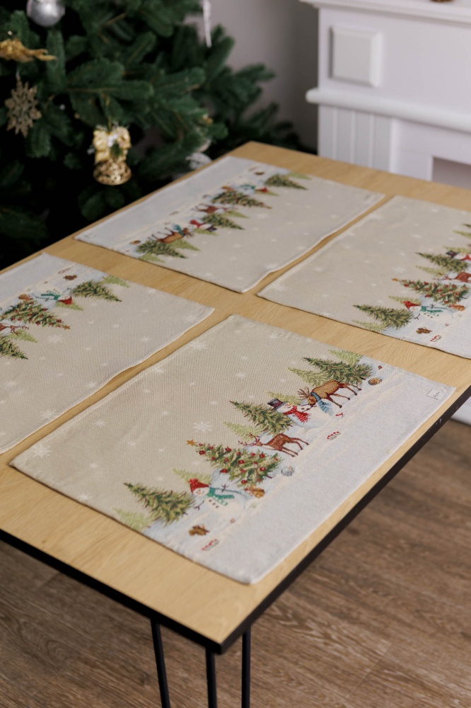 Серветка La Nuit Зимовий ліс 35x45 см