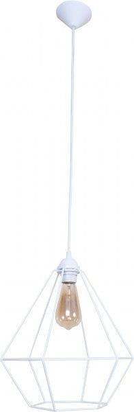 Підвіс Lamperia Iron diamond 1x60 Вт E27 білий 