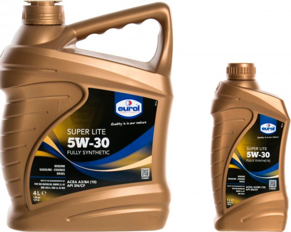 Моторне мастило Eurol SUPER LITE 5W-30 4 л + Eurol Super Lite 1л 5W-30 5 л