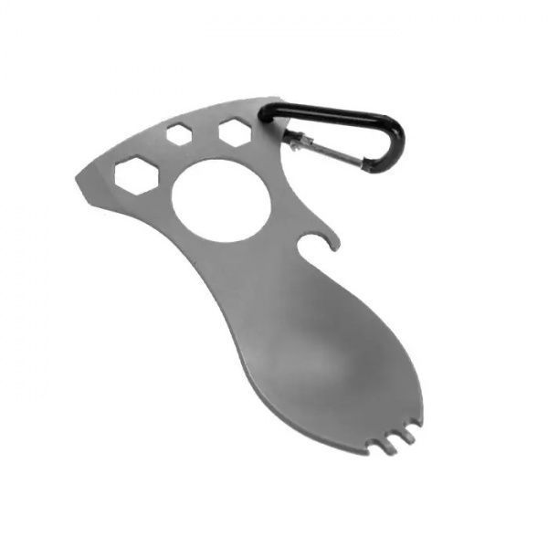 Ложка Summit МУЛЬТИТУЛ З КАРАБІНОМ 8-IN-1 MULTI FUNCTION DINING TOOL