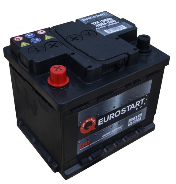 Аккумулятор автомобильный EUROSTART 4352 50Ah 430A 12V 550066043 «+» слева (550066043)