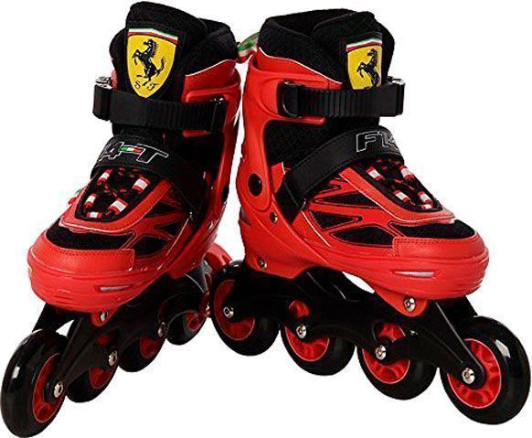 Роликовые коньки Ferrari FS 4-RED р. 36-39 красный