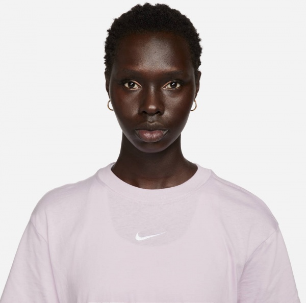 Футболка Nike W NSW ESSNTL CLCTN SS TEE BF DQ5379-530 р.S бузковий