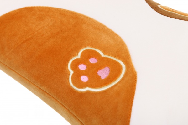 Подушка Bewalker Котик 43х22 см білий із коричневим BMPMIX0708/ cushion