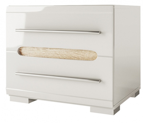 Тумба приліжкова Б'янко білий 