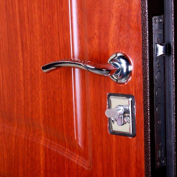 Дверь входная Стройгосп 7 860х2050 мм итальянский орех правые