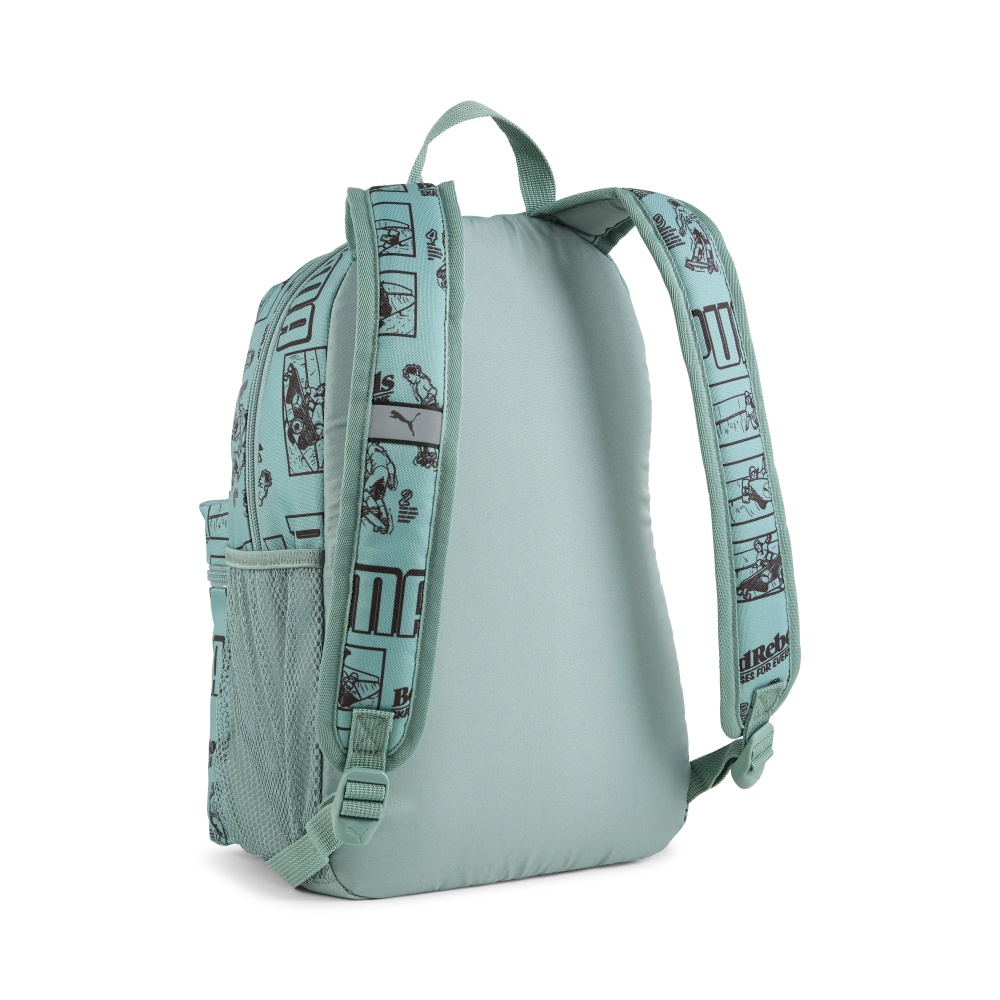 Рюкзак Puma PHASE AOP Small Backpack 09132401 13 л зеленый