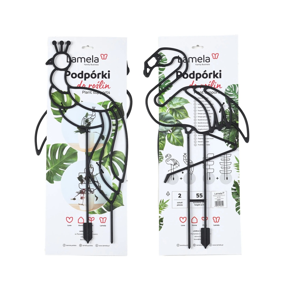 Опора для рослин Lamela Тропические птицы, 2 шт. 55 см