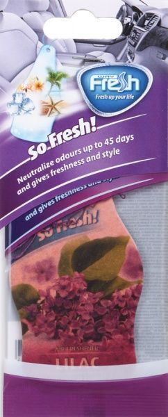 Ароматизатор підвісний Fresh Dry So Fresh Lilac 94665