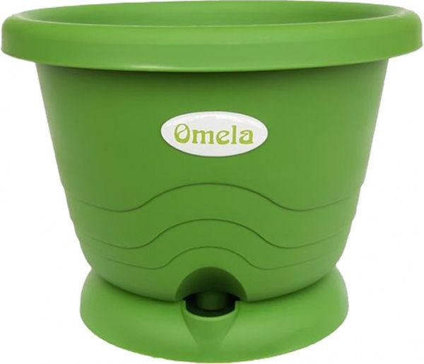 Горшок пластиковый Омела Пастель 2,6 л круглый 