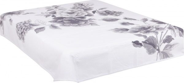 Покрывало Flora 235x270 см Manterol серый 