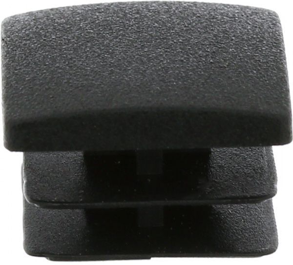 Заглушка квадратна чорна 16х16 мм 4 шт.