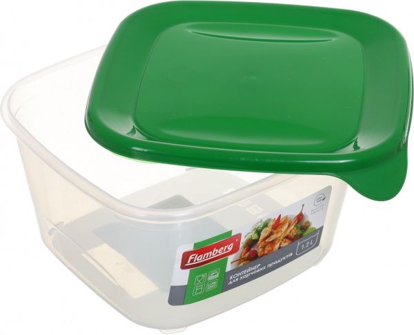 Контейнер для хранения 1,2 зеленый Flamberg