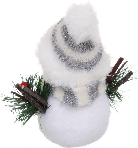 Декорация новогодняя подвеска Снеговик 13 см EPI-LX2018-1620 